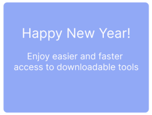 Happy New Year - Enjoy easier access to downloadable tools